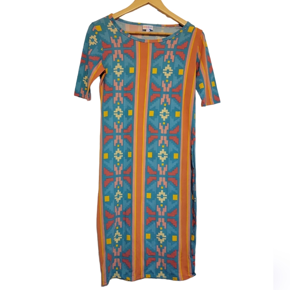🎉 5 for $25 - Aztec print LuLaRoe dress